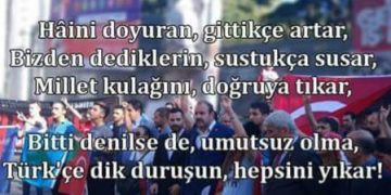 TÜRK IRKI SAĞ OLSUN!